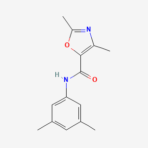 molecular formula C14H16N2O2 B2794673 N-(3,5-dimethylphenyl)-2,4-dimethyl-1,3-oxazole-5-carboxamide CAS No. 862829-29-6