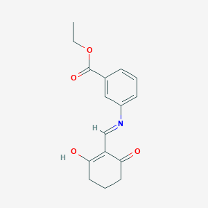Ethyl 3-(((2,6-dioxocyclohexylidene)methyl)amino)benzoate