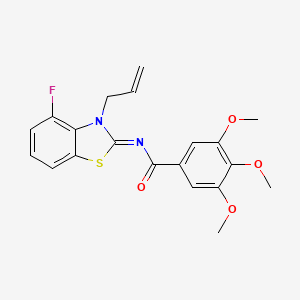 (Z)-N-(3-allyl-4-fluorobenzo[d]thiazol-2(3H)-ylidene)-3,4,5-trimethoxybenzamide