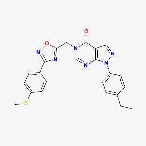 molecular formula C23H20N6O2S B2794700 N-(2-ethoxyphenyl)-N'-[1-(propylsulfonyl)-2,3-dihydro-1H-indol-6-yl]urea CAS No. 1189975-88-9