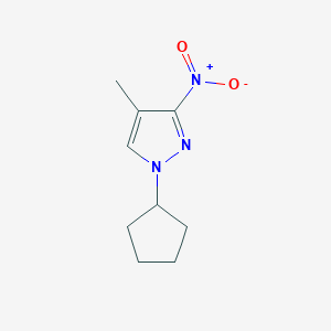 1-cyclopentyl-4-methyl-3-nitro-1H-pyrazole
