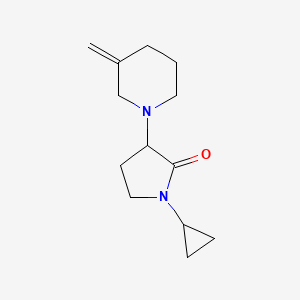 1-Cyclopropyl-3-(3-methylidenepiperidin-1-yl)pyrrolidin-2-one