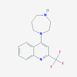 4-(1,4-Diazepan-1-yl)-2-(trifluoromethyl)quinoline