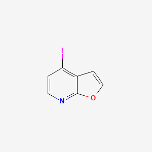molecular formula C7H4INO B2794812 4-Iodofuro[2,3-b]pyridine CAS No. 1956371-40-6