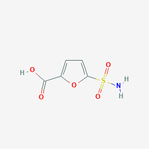 molecular formula C5H5NO5S B2794832 5-Sulfamoylfuran-2-carboxylic acid CAS No. 98027-63-5