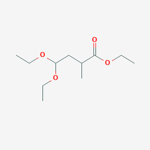 molecular formula C11H22O4 B2794844 Ethyl 4,4-diethoxy-2-methylbutanoate CAS No. 105537-47-1