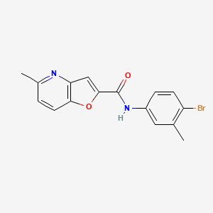 molecular formula C16H13BrN2O2 B2794859 N-(4-bromo-3-methylphenyl)-5-methylfuro[3,2-b]pyridine-2-carboxamide CAS No. 941928-60-5