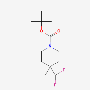molecular formula C12H19F2NO2 B2794875 Tert-butyl 1,1-difluoro-6-azaspiro[2.5]octane-6-carboxylate CAS No. 1263263-29-1