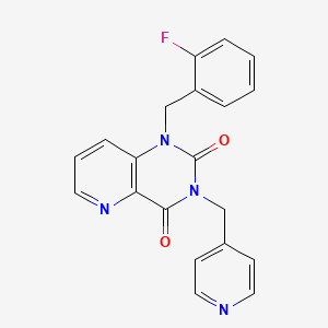 1-(2-fluorobenzyl)-3-(pyridin-4-ylmethyl)pyrido[3,2-d]pyrimidine-2,4(1H,3H)-dione