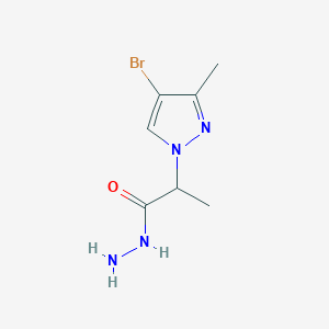 2-(4-Bromo-3-methylpyrazolyl)propanohydrazide