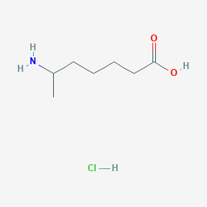 molecular formula C7H16ClNO2 B2795211 6-Aminoheptanoic acid hydrochloride CAS No. 854217-66-6