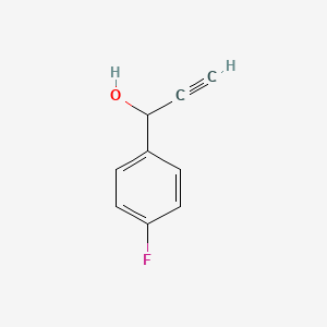 molecular formula C9H7FO B2795311 1-(4-Fluorophenyl)prop-2-yn-1-ol CAS No. 3798-61-6
