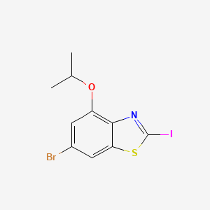6-Bromo-2-iodo-4-propan-2-yloxy-1,3-benzothiazole