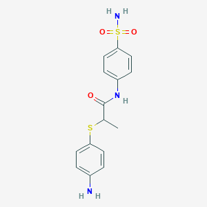 2-[(4-Aminophenyl)thio]-N-[4-(aminosulfonyl)-phenyl]propanamide
