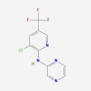 N-(3-chloro-5-(trifluoromethyl)pyridin-2-yl)pyrazin-2-amine