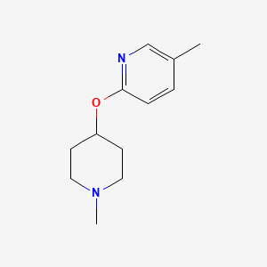5-Methyl-2-[(1-methylpiperidin-4-yl)oxy]pyridine