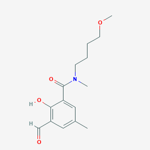 3-Formyl-2-hydroxy-N-(4-methoxybutyl)-N,5-dimethylbenzamide