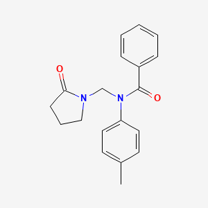 N-((2-oxopyrrolidin-1-yl)methyl)-N-(p-tolyl)benzamide