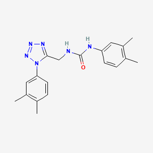 1-(3,4-dimethylphenyl)-3-((1-(3,4-dimethylphenyl)-1H-tetrazol-5-yl)methyl)urea