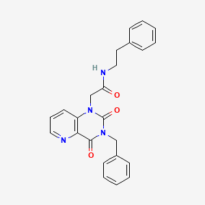 2-(3-benzyl-2,4-dioxo-3,4-dihydropyrido[3,2-d]pyrimidin-1(2H)-yl)-N-phenethylacetamide