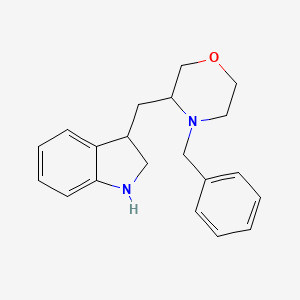 3-[(4-benzylmorpholin-3-yl)methyl]-2,3-dihydro-1H-indole