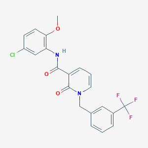 N-(5-chloro-2-methoxyphenyl)-2-oxo-1-(3-(trifluoromethyl)benzyl)-1,2-dihydropyridine-3-carboxamide
