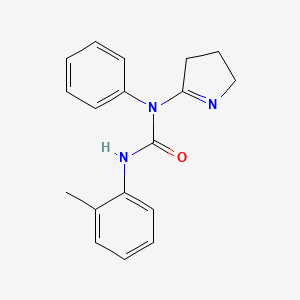 1-(3,4-dihydro-2H-pyrrol-5-yl)-1-phenyl-3-(o-tolyl)urea