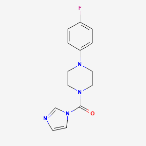 [4-(4-fluorophenyl)piperazin-1-yl](1H-imidazol-1-yl)methanone