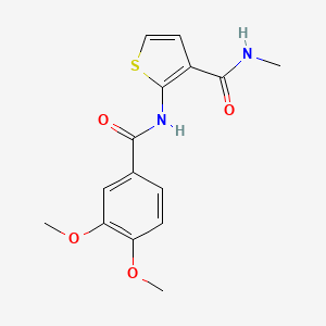 2-(3,4-dimethoxybenzamido)-N-methylthiophene-3-carboxamide
