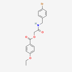 {[(4-Bromophenyl)methyl]carbamoyl}methyl 4-ethoxybenzoate