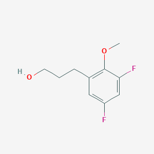 molecular formula C10H12F2O2 B2795444 3-(3,5-Difluoro-2-methoxyphenyl)propan-1-ol CAS No. 1378866-64-8