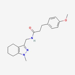 3-(4-methoxyphenyl)-N-((1-methyl-4,5,6,7-tetrahydro-1H-indazol-3-yl)methyl)propanamide