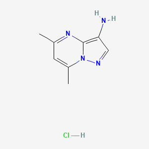 5,7-Dimethylpyrazolo[1,5-a]pyrimidin-3-amine hydrochloride