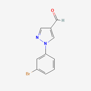 1-(3-Bromophenyl)pyrazole-4-carbaldehyde