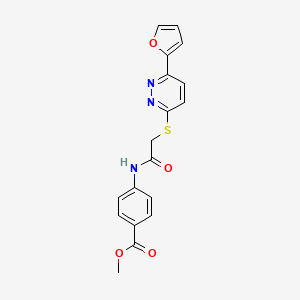 Methyl 4-(2-((6-(furan-2-yl)pyridazin-3-yl)thio)acetamido)benzoate