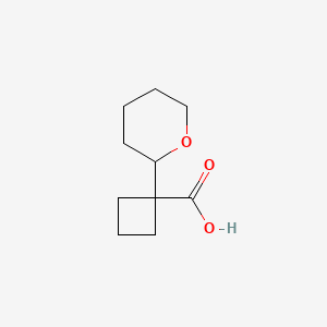 1-(Oxan-2-yl)cyclobutane-1-carboxylic acid