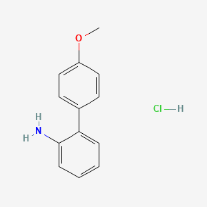 molecular formula C13H14ClNO B2795461 (4'-Methoxy-2-biphenylyl)amine hydrochloride CAS No. 93189-05-0