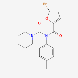 N-(5-bromofuran-2-carbonyl)-N-(p-tolyl)piperidine-1-carboxamide