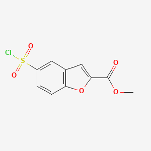 Methyl 5-chlorosulfonyl-1-benzofuran-2-carboxylate