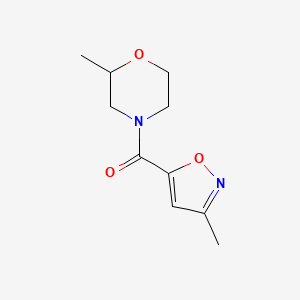 2-Methyl-4-(3-methyl-1,2-oxazole-5-carbonyl)morpholine