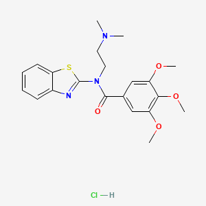 N-(benzo[d]thiazol-2-yl)-N-(2-(dimethylamino)ethyl)-3,4,5-trimethoxybenzamide hydrochloride