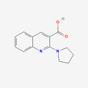 2-(Pyrrolidin-1-yl)quinoline-3-carboxylic acid