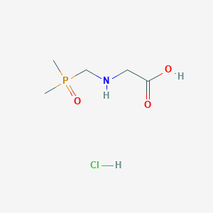 2-(Dimethylphosphorylmethylamino)acetic acid;hydrochloride