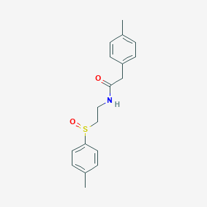 2-(4-Methylphenyl)-N-(2-((4-methylphenyl)sulfinyl)ethyl)acetamide