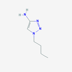 molecular formula C6H12N4 B2795563 1-butyl-1H-1,2,3-triazol-4-amine CAS No. 1528114-01-3