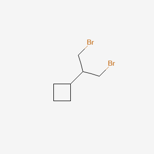 (1,3-Dibromopropan-2-yl)cyclobutane