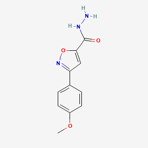 3-(4-Methoxyphenyl)isoxazole-5-carbohydrazide
