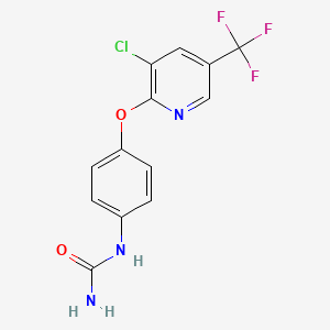 N-(4-{[3-chloro-5-(trifluoromethyl)-2-pyridinyl]oxy}phenyl)urea