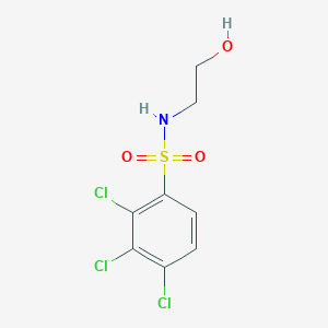 (2-Hydroxyethyl)[(2,3,4-trichlorophenyl)sulfonyl]amine