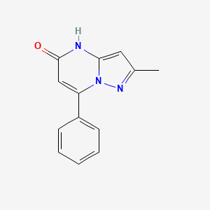 molecular formula C13H11N3O B2795614 2-Methyl-7-phenylpyrazolo[1,5-a]pyrimidin-5-ol CAS No. 309949-80-2